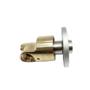 GOGO HD-F40 Industrial Brass Swivel Joint 50C 120 Degree C Water Connector Rotating 1 1/2 Inch Rotary Fitting with Flange Plate