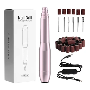 Nail Equipment Manicure Salon 20000RPM Electric Nail Drill Machine USB Portable Home Use Nail Drill