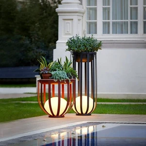 Solar Lamps Courtyard Lamps Atmosphere Lamps Outdoor Flower Stand Lamps Waterproof Landscape Lamps Solar Garden Lamps
