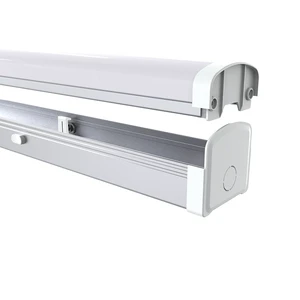 Modern Batten Light 20w 30w 40w 50w RoHS Aluminum+PC IP20 5-Year Warranty LED Recessed Linear Light Indoor 4ft Low Profile Flush