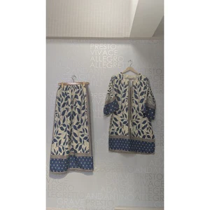 FUSION Digital Coords Set SL00247 Bohemian Style Three-Quarter Sleeves for Spring/Summer Priced at 1749!
