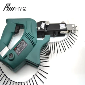HYQ Nail Electric Tacker 2 Way Staple Gun Nailer