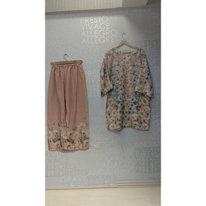 FUSION Digital Coords Set SL00247 Bohemian Chiffon Three-Quarter Sleeve Tops for Spring/Summer Priced at 1749!