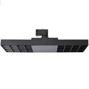 Horizontal Adjusted Anti-glare 28W Led Track Light Fixtures Raster 2*12 Spots Led Track Light