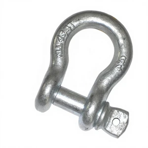 Galvanized Carbon Steel US Type Screw Pin Anchor Shackle