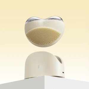 High Quality Sonic Deep Cleansing Brush EMS Contour Lifting Face Massager With 42℃ Thermal Skincare And Dual LED Lights Therapy