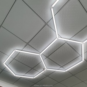 Exhibition LED Hexagon Light, Durable Led Work Light with Dustproof Build - Great for Trade Show Displays