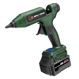 18V Cordless Hot-Melt Glue Gun 7/16 Glue Stick Diameter Versatile Efficient Lithium Battery Adjustable Temperature Power Source