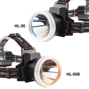 Ultra Bright IP66 Waterproof Reflector Cup Headlamp USB-C Charging 30W LED 750-999M Range SOS Mode Tail Red Light LCD Display