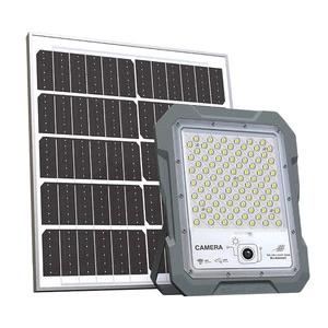 1000W Outdoor Waterproof LED Security Solar Floodlight with Aluminum Body Bright Solar Sign Board for Courtyard Garden Lighting