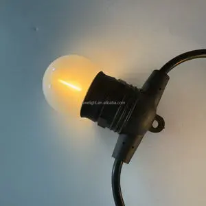Outdoor Fixed G45 Frosted Festoon Lights Removable E27 Lamp IP65 Waterproof CE ROHS UKCA Approved