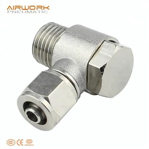 PH 3/4 Thread Brass Forged High Pressure Air Oil and Gas Pipe Hose Rotating Swivel Connector Fitting