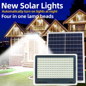Solar Floodlight 400W 300W 200W100W 100W Reflector LED Spotlight Solar Lights Outdoor IP67 Waterproof Solar Flood Light