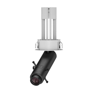 DALI Dimmable Aluminum Housing Zoomable 15-36 Degree Gallery Track Lighting Shapeable 10w Led Contour Spotlight