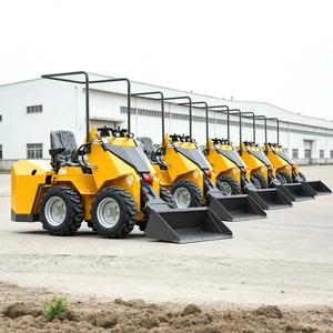 High Quality Mini Skid Steer Loader With Stump Grinder For Sale