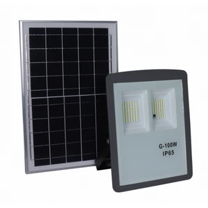 LED Floodlight Outdoor Solar-Powered High-Power Construction Site Lighting Wall-Mounted Indoor Sports Court Garden Home Use