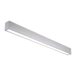 Wholesale Custom 20W 40W Rectangular SMD Linear Light Modern Office Hanging Aluminum Ceiling Lighting Fixture LED Pendant Light