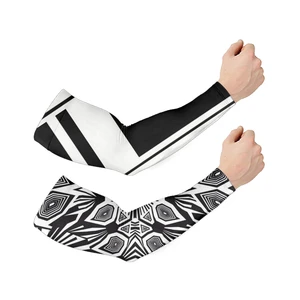 Arm Sleeves Outdoor Sports Cycling Motorcycle Fishing Basketball Volleyball Custom Printed Compression Polyester Sets for Adults