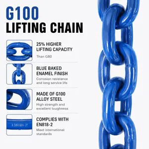 Z2LIFTING Grade 100 Blue Lacquer Alloy Steel Link Chain/High Level Lifting Chain Sling