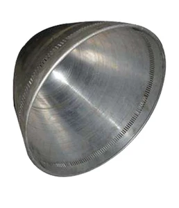 Customized High-quality Metal Reflective Lampshades Based on Drawings, Durable for Long-term Lighting
