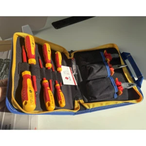 10pcs High Voltage Resistance 1000V Insulation VDE Test Pen Wire Cutters Electrician's Screwdriver Hand Tool Kit Professional