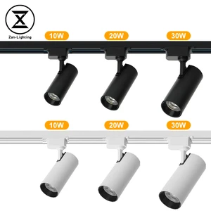 Professional Factory High Quality Aluminum Spot 10W 20W 30W 110V 265V Indoor Showroom Shop Exhibition LED Track Light
