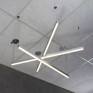 LEDWIDE Popular 35mm Wide Aluminum Led Profile Lighting bar for Suspended Wall Mounted UK