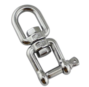 304/316 Stainless Steel Rigging Hardware Eye-Jaw Hook Swivel Shackle Ring