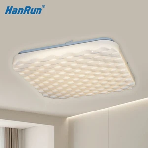 Ripple Simple Square Decorative Hallway Dining Room Fixture Lamp Modern Surface Mounted Bedroom Living Room Led Ceiling Light