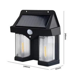 High Quality and Low Price Waterproof Solar Led Wall Lamp Outdoor Solar Garden Wall Induction Light
