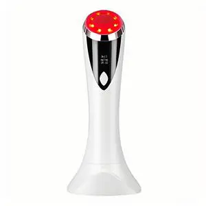 Handheld High Frequency Electric Rechargeable Beauty Device with US Plug for Home Use Red & Blue Light Face Lift Equipment
