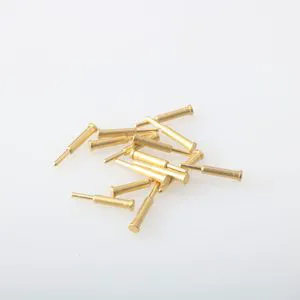 Manufacturer-Supplied Brass Pogopin Double-Elastic Charging Pin Pcb Connector Spring-Type Spring Pin Smt Patch Thimble