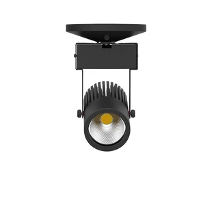 30W/32W Adjustable Beam Angle Shop LED Track Light Flush Mount Horizontalled COB