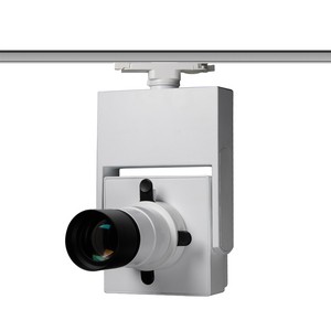 30W DALI Dimmable Wide Framing Projector Square LED 25.2W COB Track Contour Spotlight for Museum Lighting
