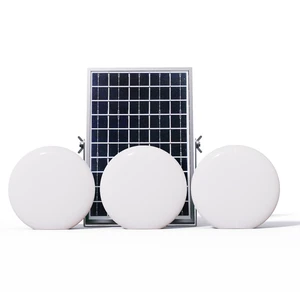 USB Rechargeable Solar Lamp with High Quality Lighting Hanging Design for Camping & Landscape IP65 Rating Included Solar Panel
