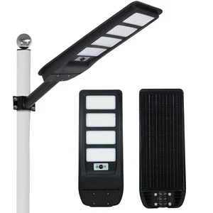 Factory Price 400W Solar Integrated Street Light LED Waterproof Human Body Sensing Project Street Light