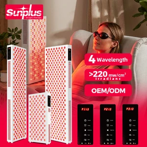 Rosh And Ce Approved Led Red And Nir Light Therapy Panel 1500W Equipment Red Light Therapy Horizontal Stand For Whole Body