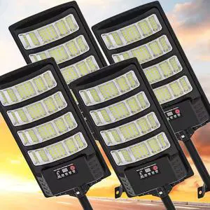 All-In-One 400w Super Bright IP65 Rated Outdoor Solar LED Road Street Lights with Sensor Remote Durable Lighting Solution