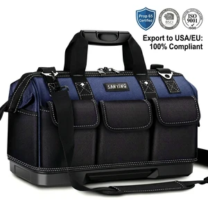 Multifunctional Portable Tool Bag Sturdy Durable Oxford Zipper Organize Storage For Electricians Carpenters Repairs