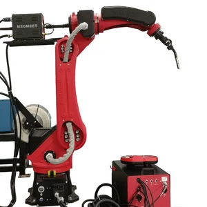 China Manufacturer Wholesale Mig Welding Robot 6 Axis with Power Source Megmeet Arm Length 1500mm