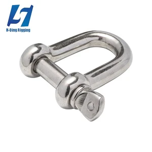 Wholesale High Quality Rigging Hardware Items Casting Polished Stainless Steel US Type European Type Shackles with Screw Pin