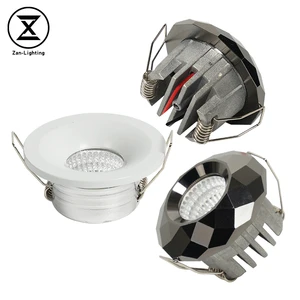 Energy Saving High Bright Hide Mini Down Light 3W Spotlight Aluminum Wine Cabinet Cloakroom Led Spot Light