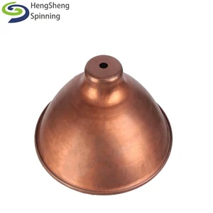Factory Price Brass Lamp Parts Metal Pendant Light Shades by Metal Spinning