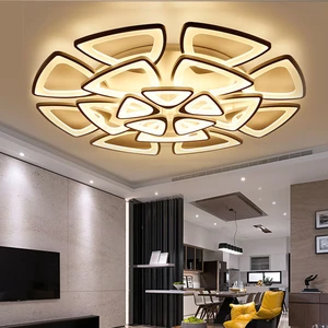Creative Artistic Design Modern Acrylic Smart LED Ceiling Lamp for Bedroom Dining Room with Remote Control