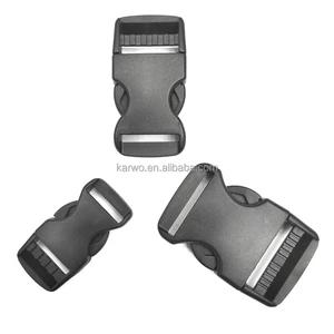 Factory OEM ODM Black Plastic Side Release Buckle for Hiking Backpack