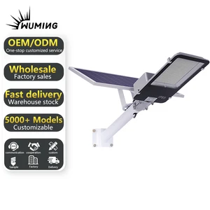 Dimmable Solar LED Street Light with Anti-Corrosion Alloy IP66 High Power for Garden Use Remote Control & Timing Functions
