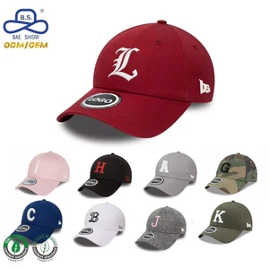 Low MOQ Customization Korean-Style Unisex 6-Panel Fashion 100% Cotton Baseball Cap Adjustable Metal Buckle For Unisex Daily Wear