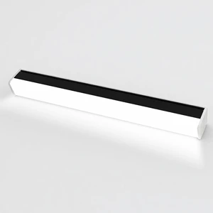 LED Linear Light for Shopping Mall Use 3-Year Warranty 120 Beam Angle White/Black Options IP20 Rated 50000 Hours Lifespan
