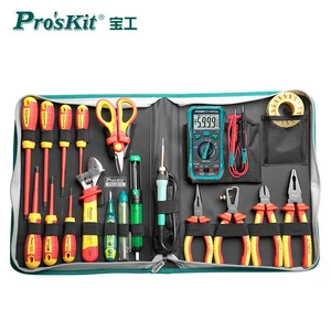 Pro'sKit PK-2810 Special Set Insulated VDE Electrician Tools New Energy Multi-Tools for Electric Vehicle Maintenance Industrial