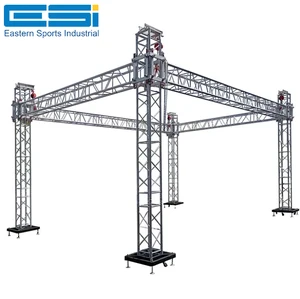ESI TUV Certified 400x400mm Aluminum Stage Lighting Truss System for Concert Event Trade Show Booth